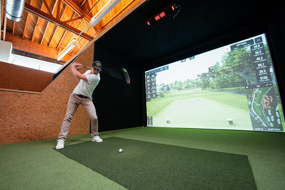 Four Wood Golf's many indoor driving ranges